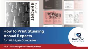 Annual Report printing in Michigan