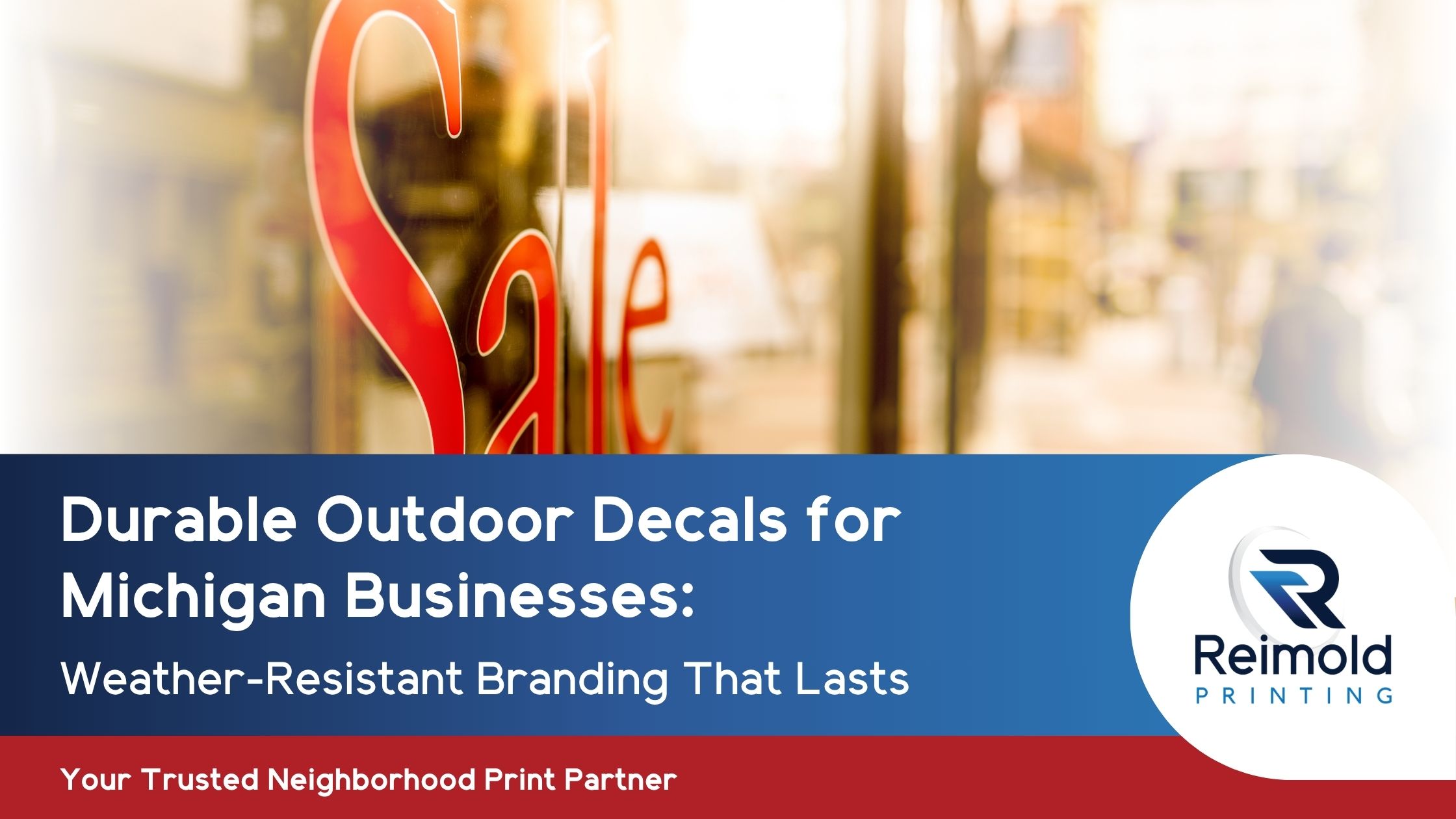 outdoor decals Michigan