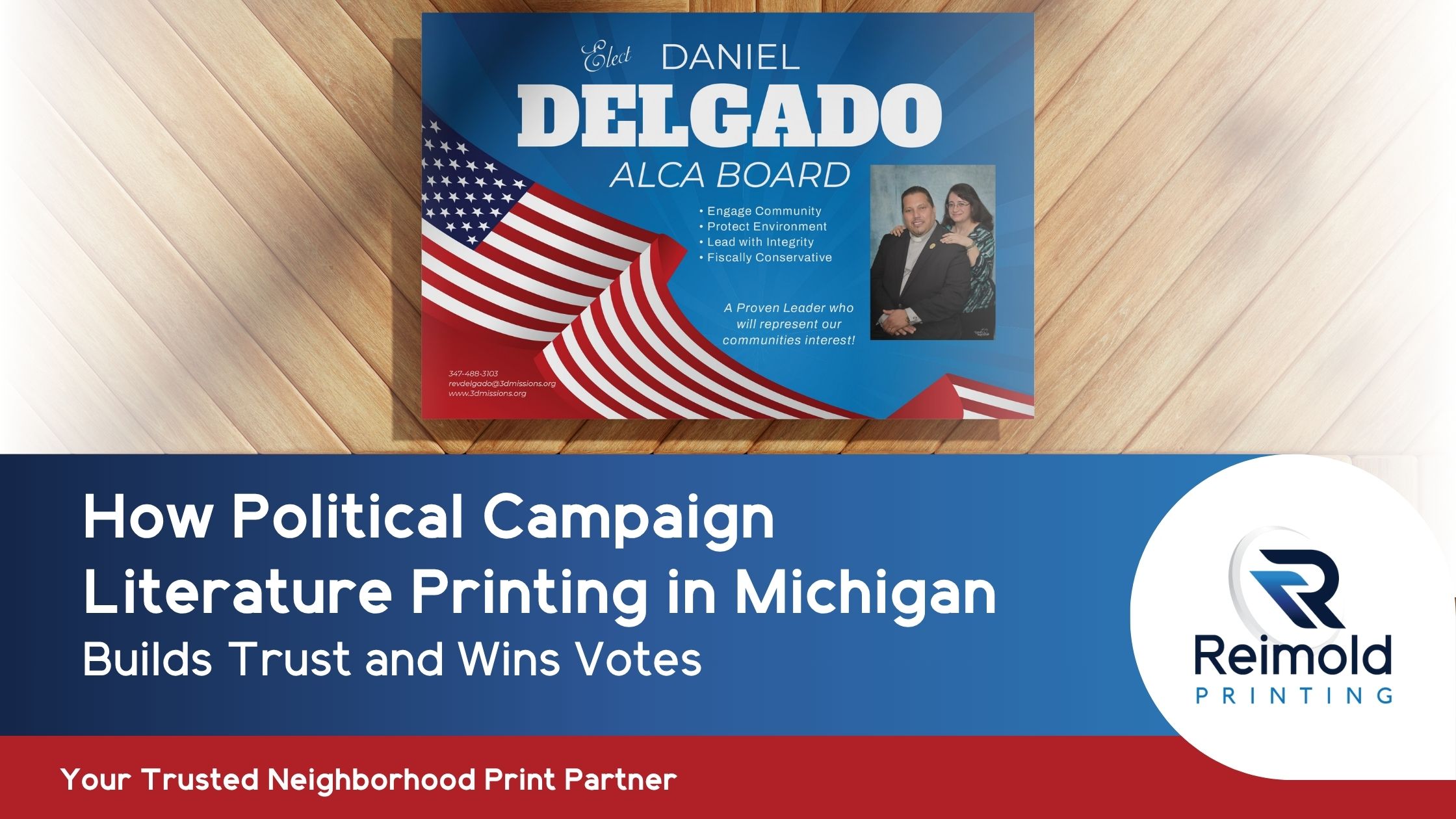 political campaign literature printing in Michigan
