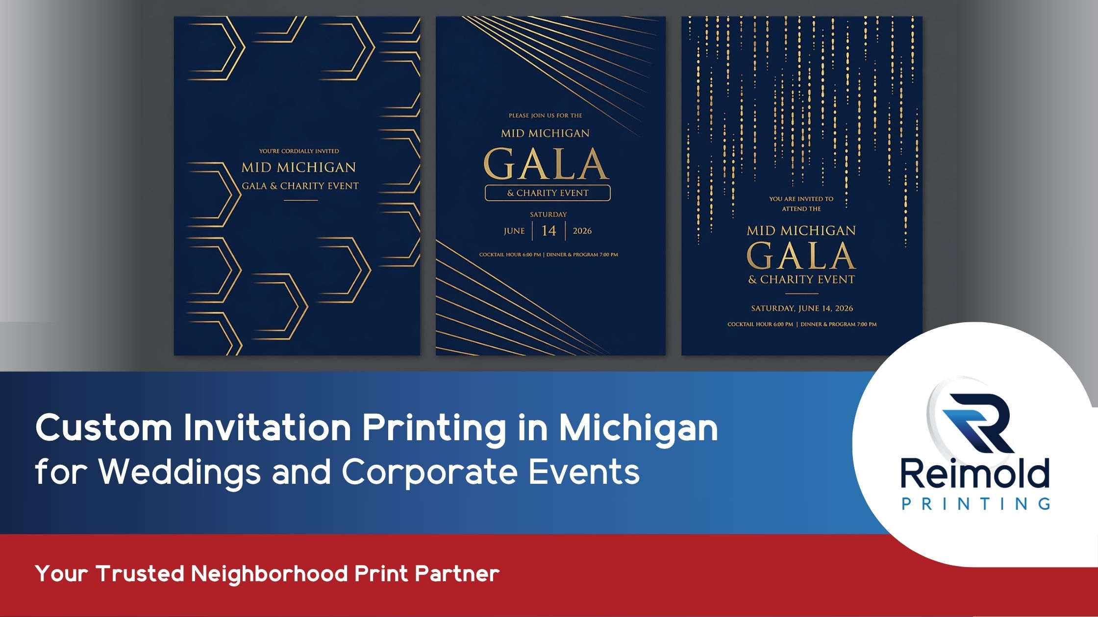 custom invitation printing Michigan